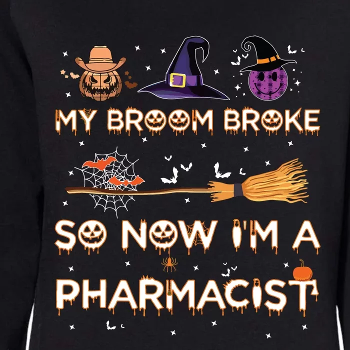 Spooky Pharmacist Halloween Costume Pharmacist Apparel Womens California Wash Sweatshirt