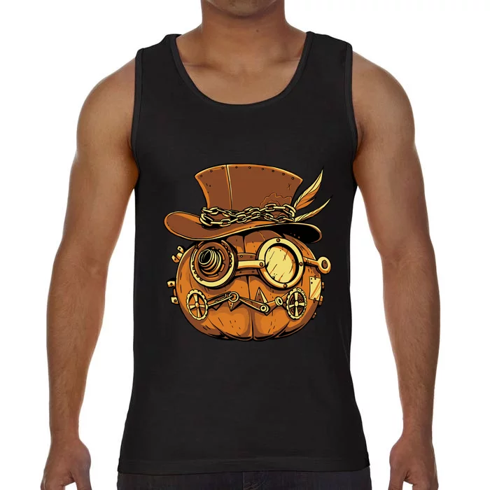 Steampunk Pumpkin Halloween Comfort Colors® Tank Top