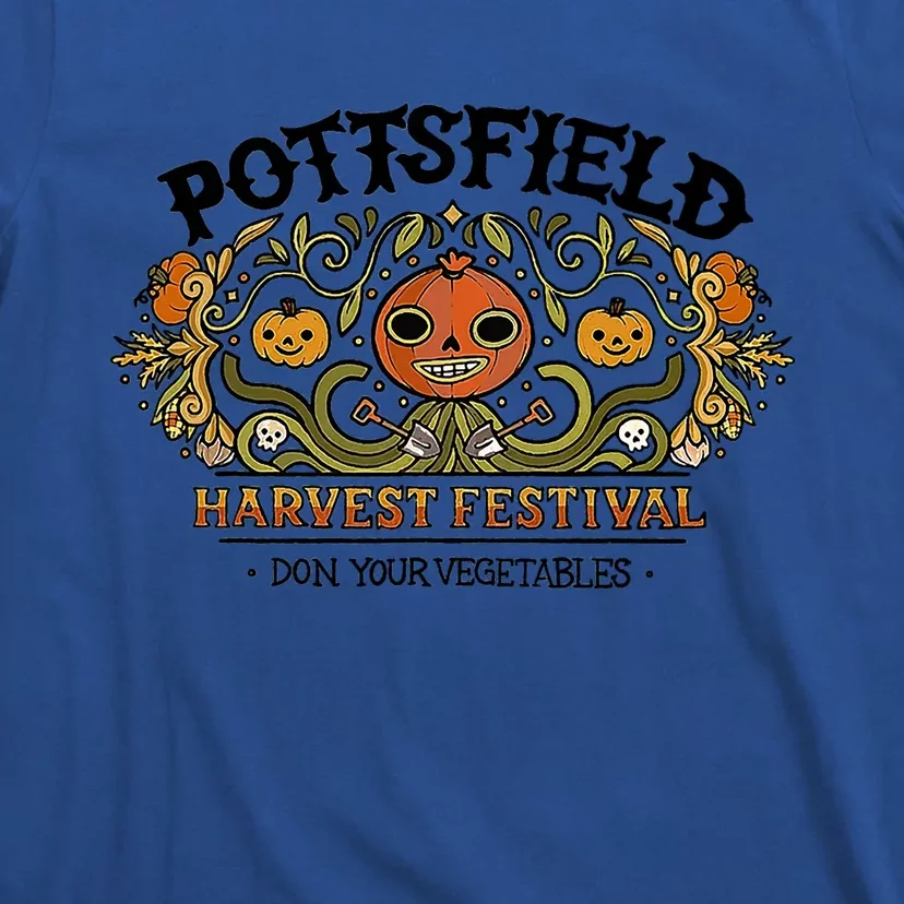 Spooky Pottsfield Harvest Festival Pumpkin Vibes Halloween Great Gift T-Shirt