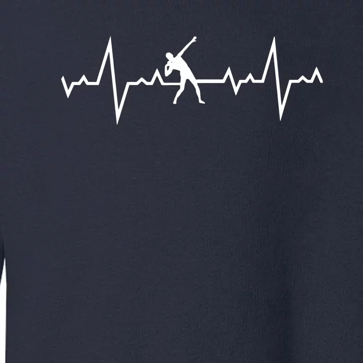 Shot Put Heart Beats Toddler Sweatshirt