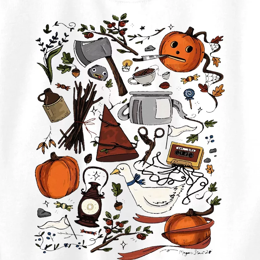 Spooky Pottsfield Harvest Festival Pumpkin Vibes Halloween Kids Sweatshirt