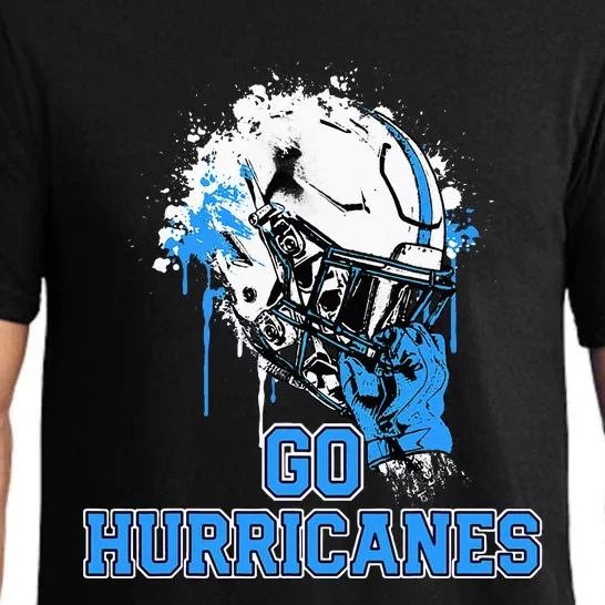 South Plaquemines Hurricanes Rising Helmet Go! Pajama Set