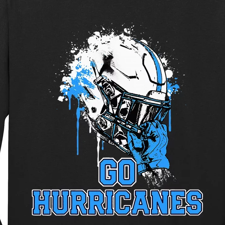 South Plaquemines Hurricanes Rising Helmet Go! Tall Long Sleeve T-Shirt