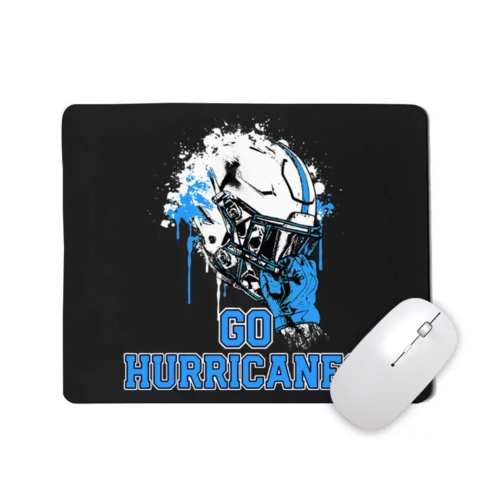 South Plaquemines Hurricanes Rising Helmet Go! Mousepad