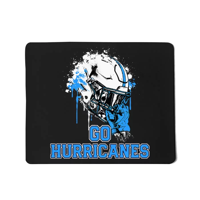 South Plaquemines Hurricanes Rising Helmet Go! Mousepad