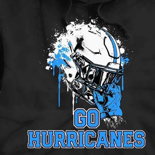 South Plaquemines Hurricanes Rising Helmet Go! Tie Dye Hoodie