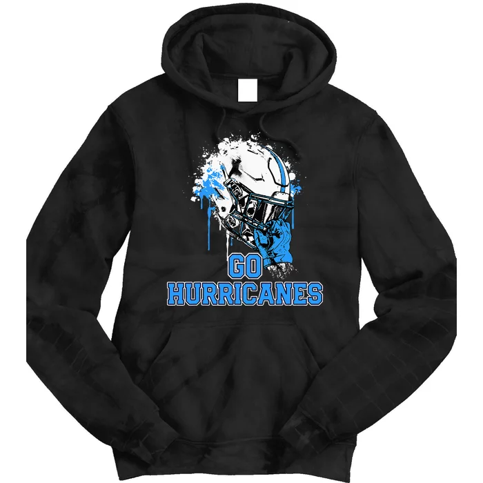 South Plaquemines Hurricanes Rising Helmet Go! Tie Dye Hoodie