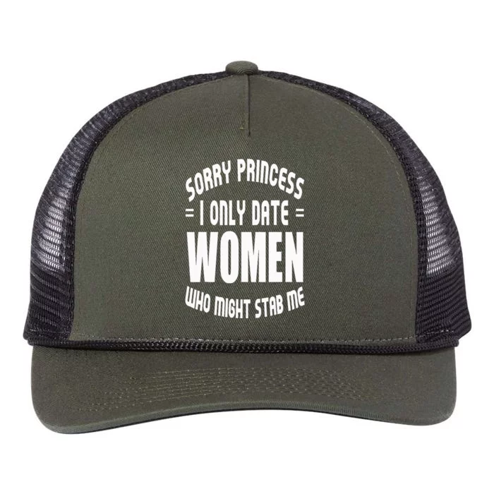 Sorry Princesses I Only Date Funny Viral Retro Rope Trucker Hat Cap