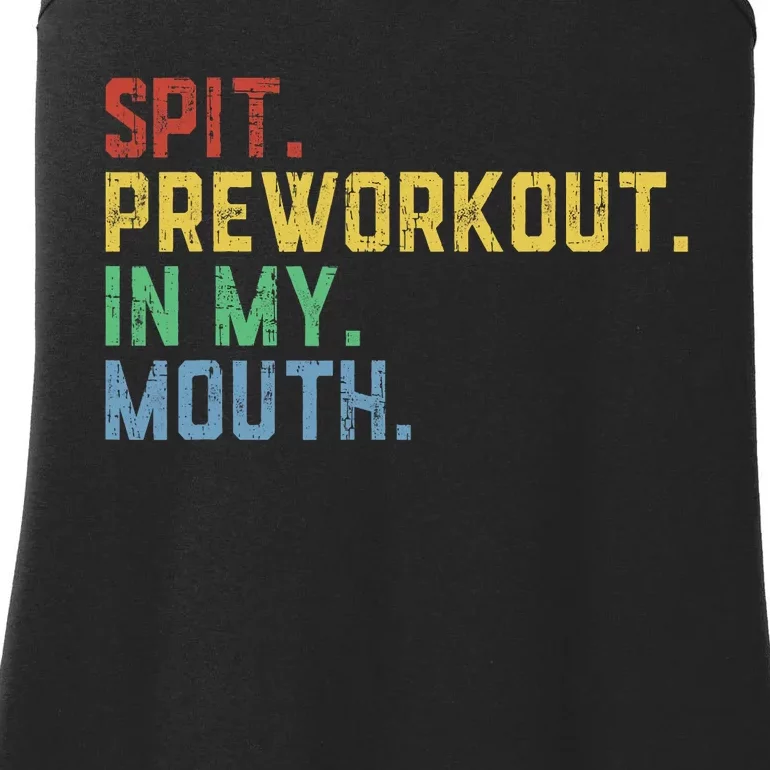 Spit Preworkout In My Mouth Ladies Essential Tank