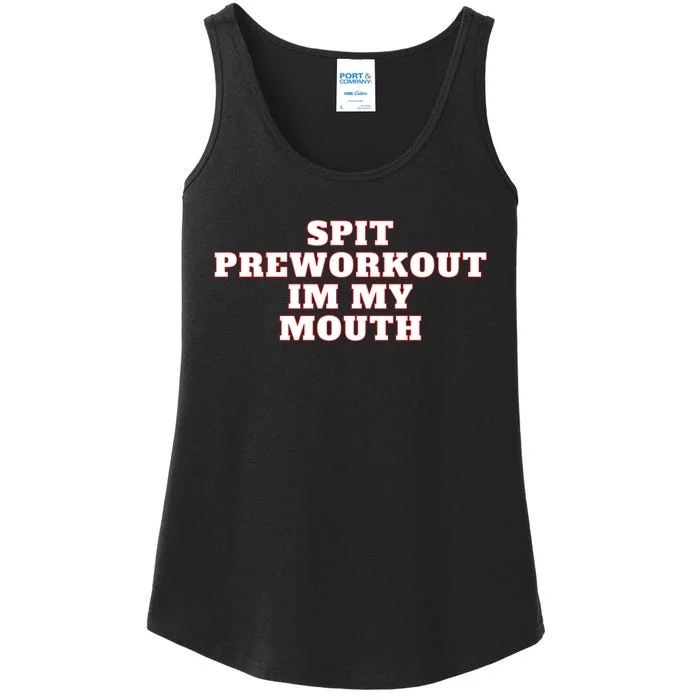 Spit Preworkout Im My Mouth Ladies Essential Tank