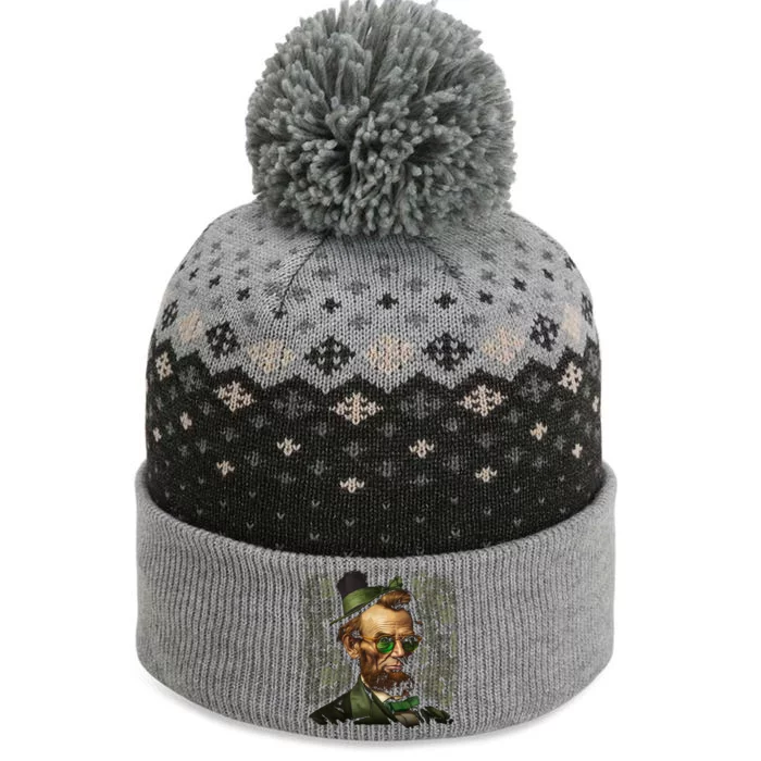 St. Patrick Irish Abraham Lincoln The Baniff Cuffed Pom Beanie