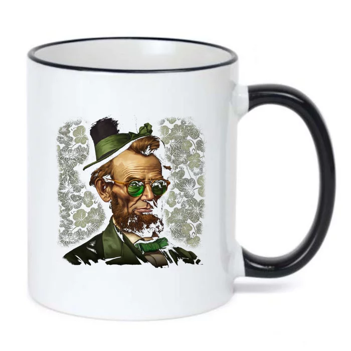 St. Patrick Irish Abraham Lincoln Black Color Changing Mug