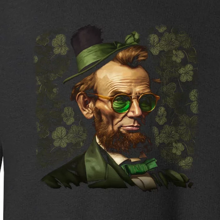 St. Patrick Irish Abraham Lincoln Toddler Sweatshirt