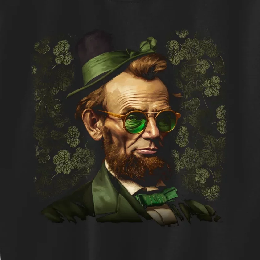 St. Patrick Irish Abraham Lincoln Kids Sweatshirt