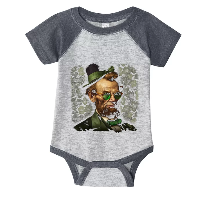 St. Patrick Irish Abraham Lincoln Infant Baby Jersey Bodysuit