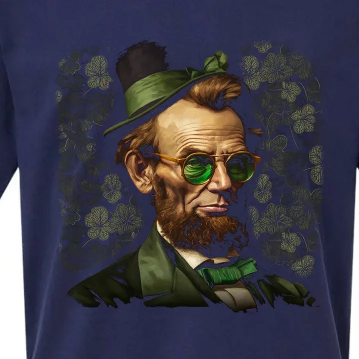 St. Patrick Irish Abraham Lincoln Sueded Cloud Jersey T-Shirt