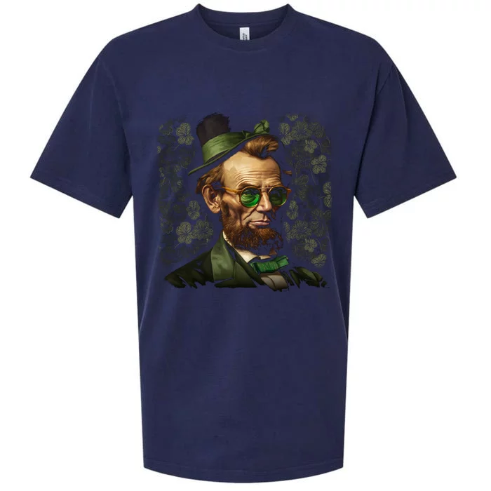 St. Patrick Irish Abraham Lincoln Sueded Cloud Jersey T-Shirt