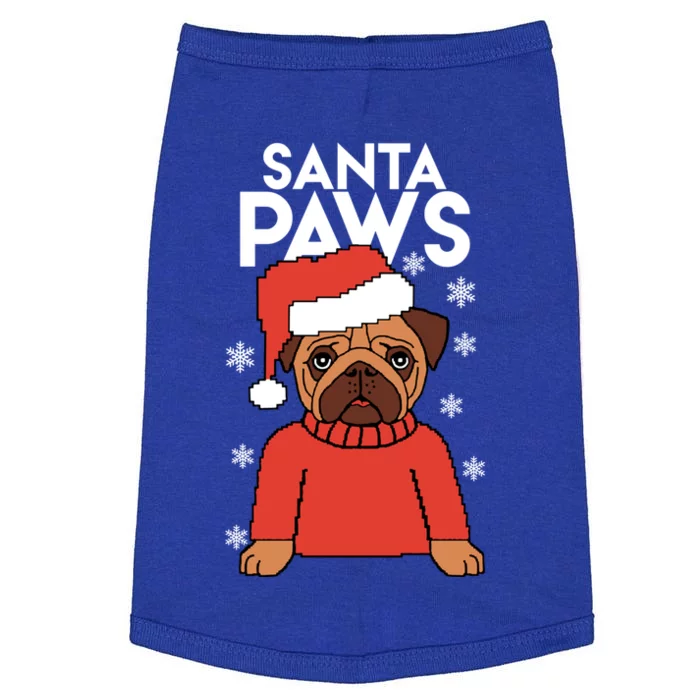 Santa Paws Is Coming To Town Cute Gift Doggie Tank