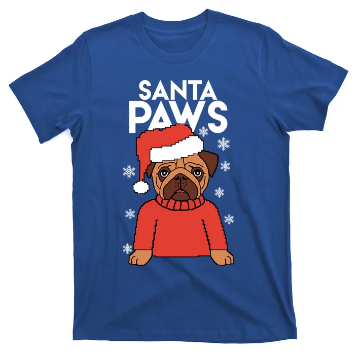 Santa Paws Is Coming To Town Cute Gift T-Shirt