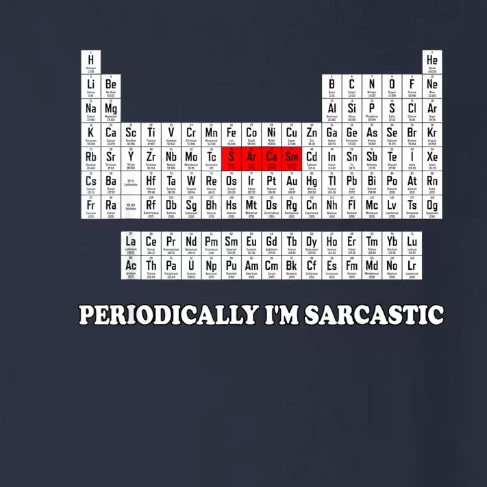 Sarcasm Periodically I'm Sarcastic Toddler Long Sleeve Shirt