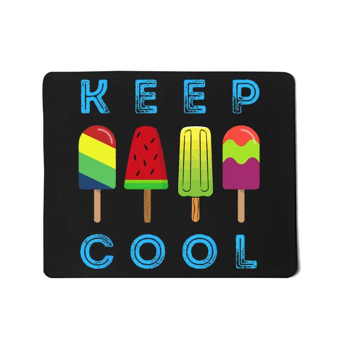 Summer Popsicle Ice Popsicle Lolly Cool Mousepad