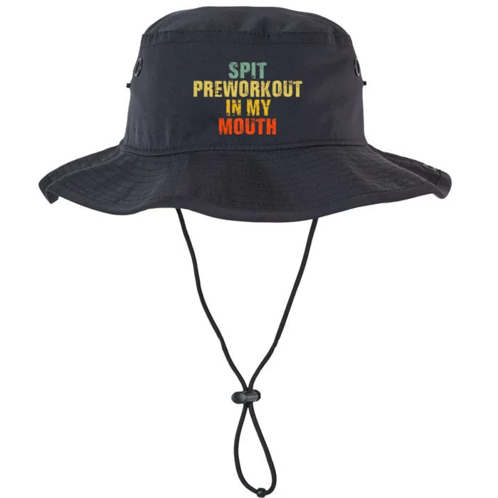 Spit Preworkout In My Mouth Vintage Distressed Legacy Cool Fit Booney Bucket Hat