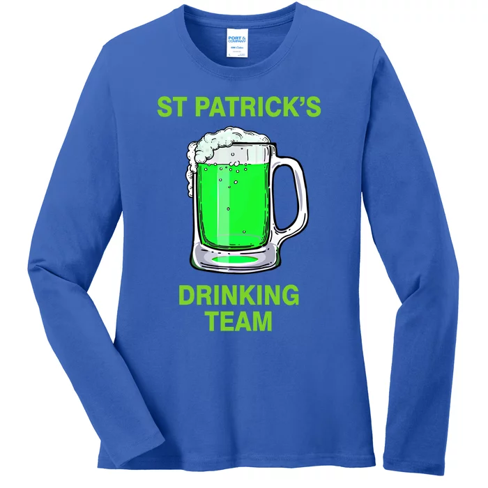 St Patricks Ing Team Patricks Day Irish Team Beer Lover Gift Ladies Long Sleeve Shirt