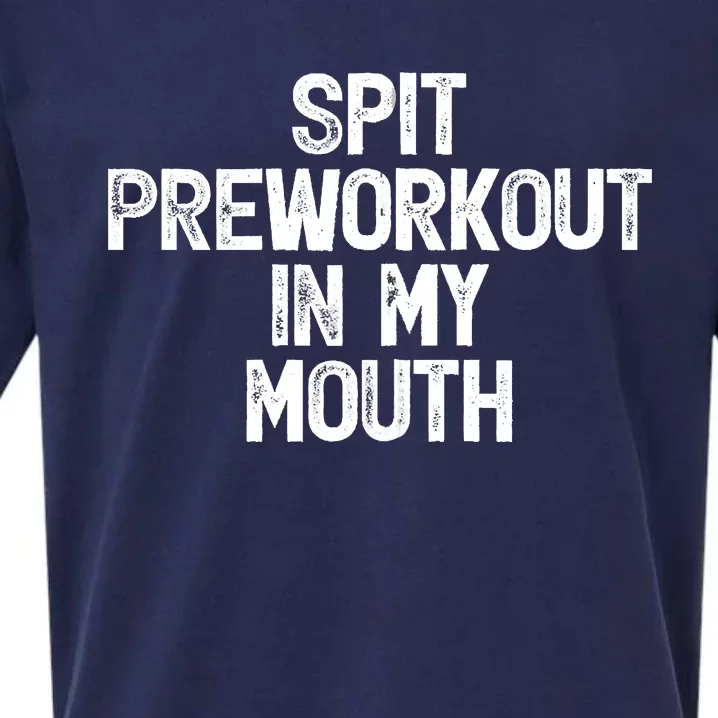 Spit Preworkout In My Mouth Sueded Cloud Jersey T-Shirt