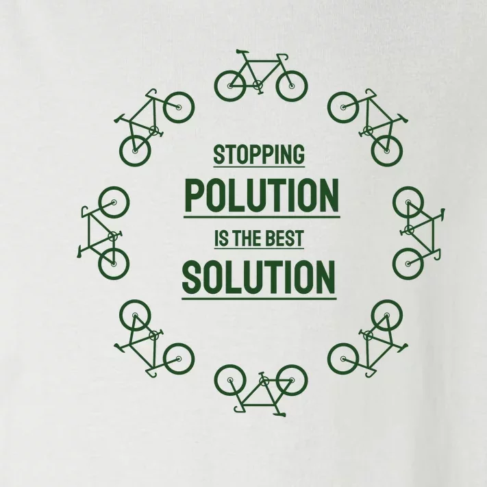 Stopping Polution Is The Best Solution Toddler Long Sleeve Shirt