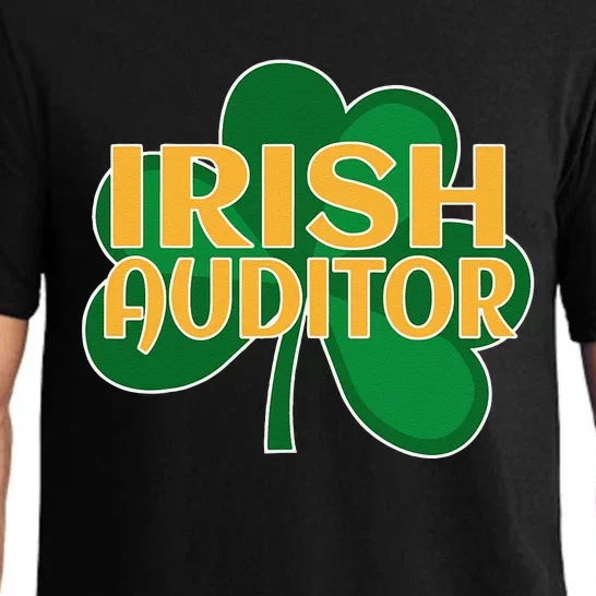 St. Patrick's Irish Auditor Shamrock Clover Pajama Set