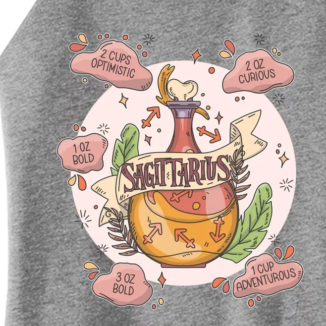 Sagittarius Potion Ingredients Funny Magical Astrology Gift Women’s Perfect Tri Rocker Tank