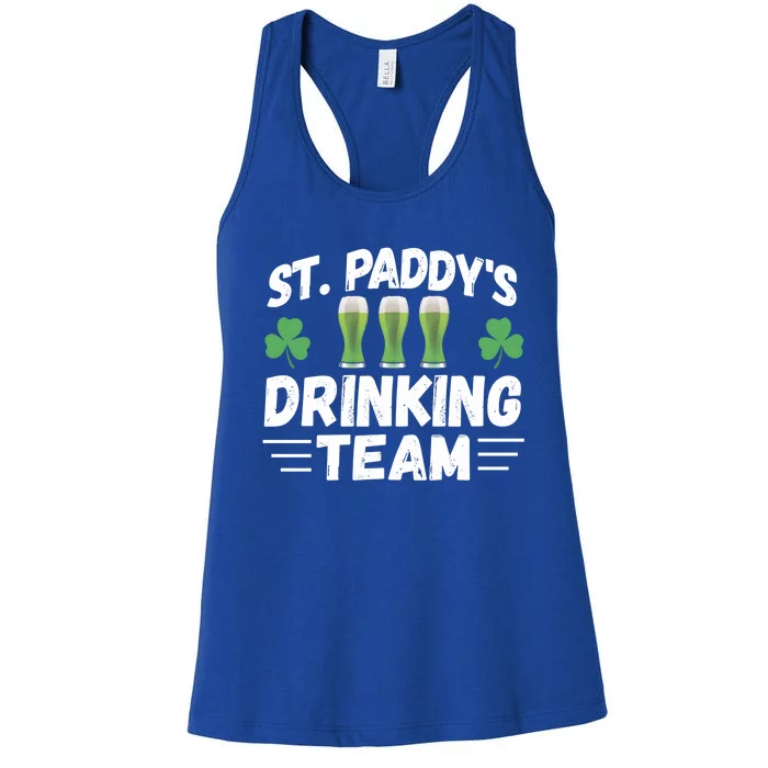 St Patrick's Irish Beer Ing Team Ireland Flag Clover Gift Women's Racerback Tank