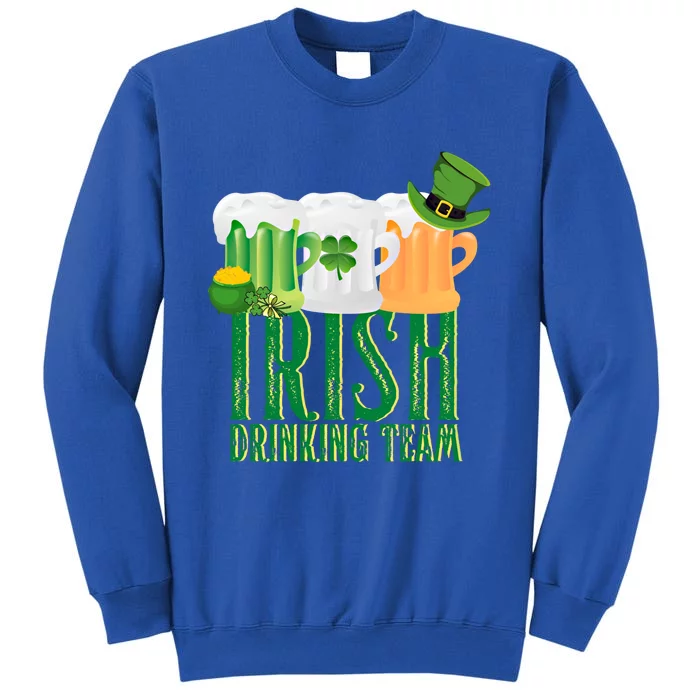 St Patrick's Irish Beer Ing Team Ireland Flag Clover Gift Tall Sweatshirt