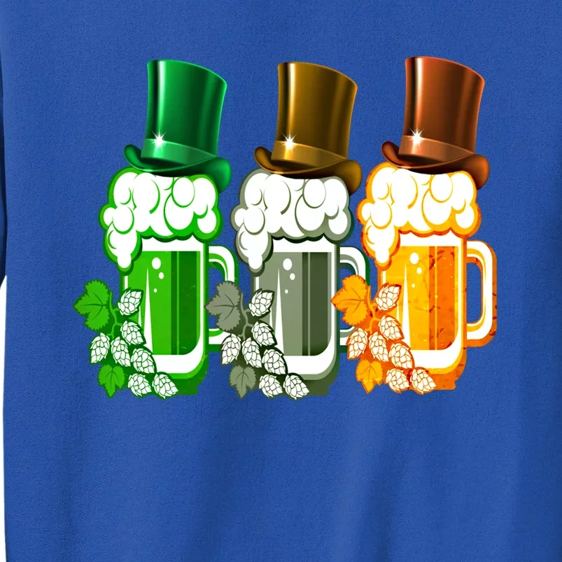 St Patrick's Irish Beer Ing Team Ireland Flag Clover Gift Tall Sweatshirt