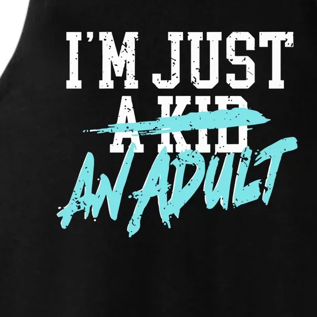 Simple Plan Im Just And Life Is A Nightmare Ladies Tri-Blend Wicking Tank