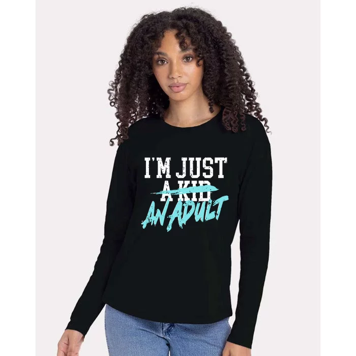 Simple Plan Im Just And Life Is A Nightmare Womens Cotton Relaxed Long Sleeve T-Shirt