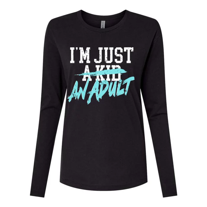 Simple Plan Im Just And Life Is A Nightmare Womens Cotton Relaxed Long Sleeve T-Shirt