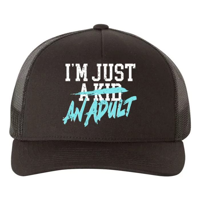 Simple Plan Im Just And Life Is A Nightmare Yupoong Adult 5-Panel Trucker Hat