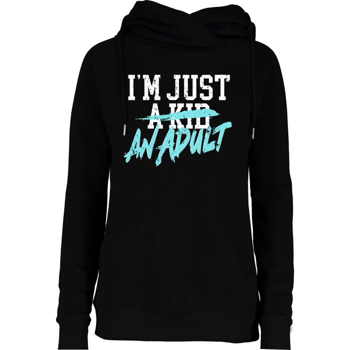 Simple Plan Im Just And Life Is A Nightmare Womens Funnel Neck Pullover Hood