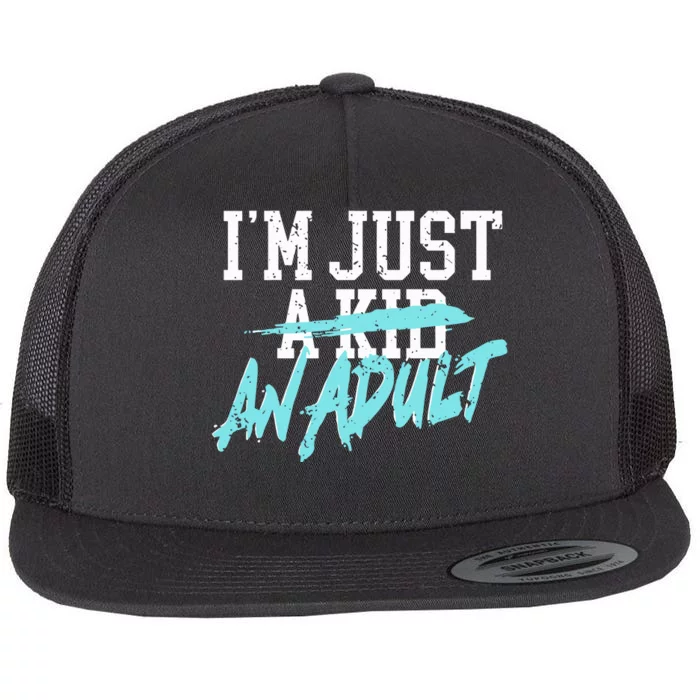 Simple Plan Im Just And Life Is A Nightmare Flat Bill Trucker Hat