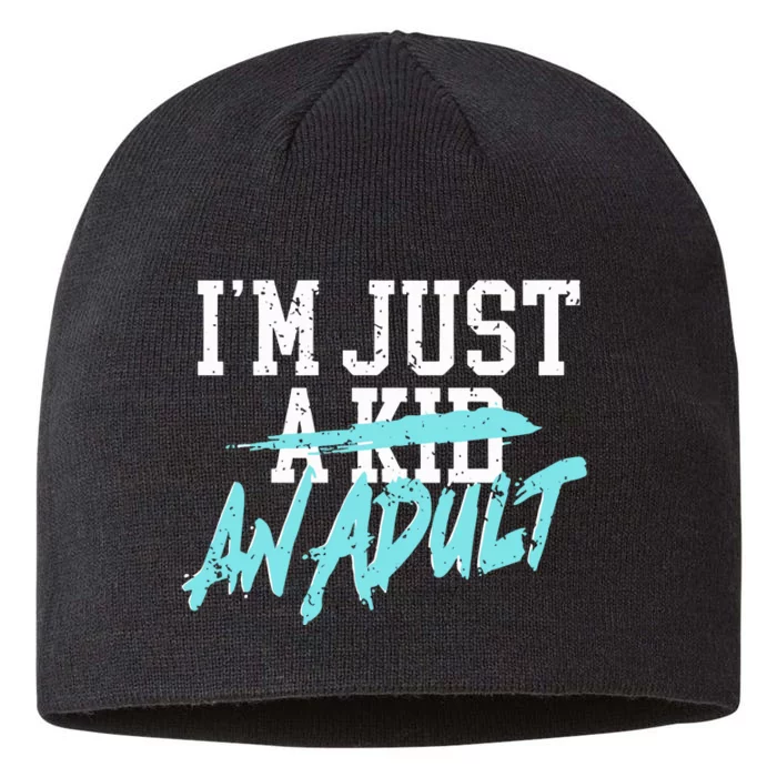 Simple Plan Im Just And Life Is A Nightmare 8 1/2in Sustainable Knit Beanie