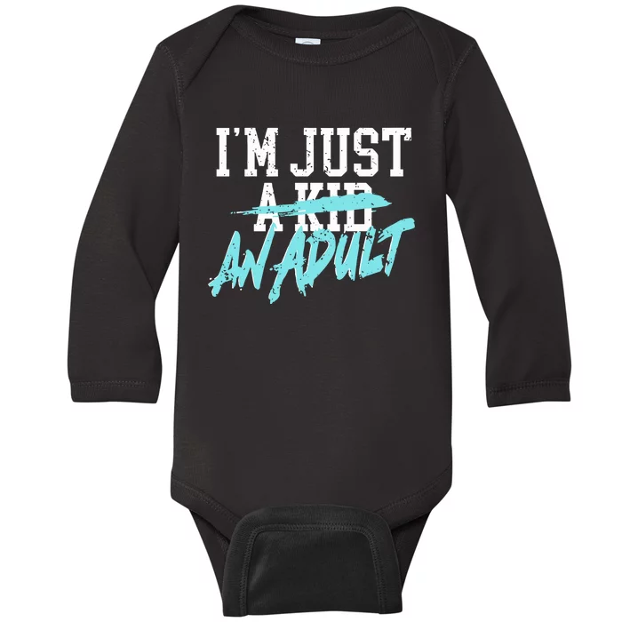 Simple Plan Im Just And Life Is A Nightmare Baby Long Sleeve Bodysuit