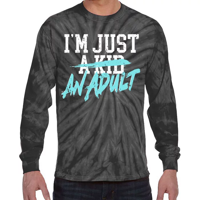 Simple Plan Im Just And Life Is A Nightmare Tie-Dye Long Sleeve Shirt