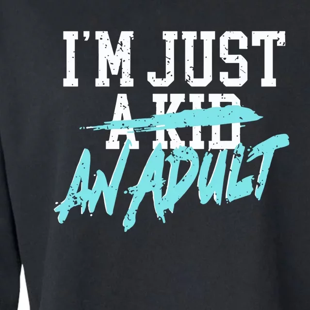 Simple Plan Im Just And Life Is A Nightmare Cropped Pullover Crew