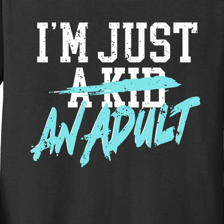 Simple Plan Im Just And Life Is A Nightmare Kids Long Sleeve Shirt