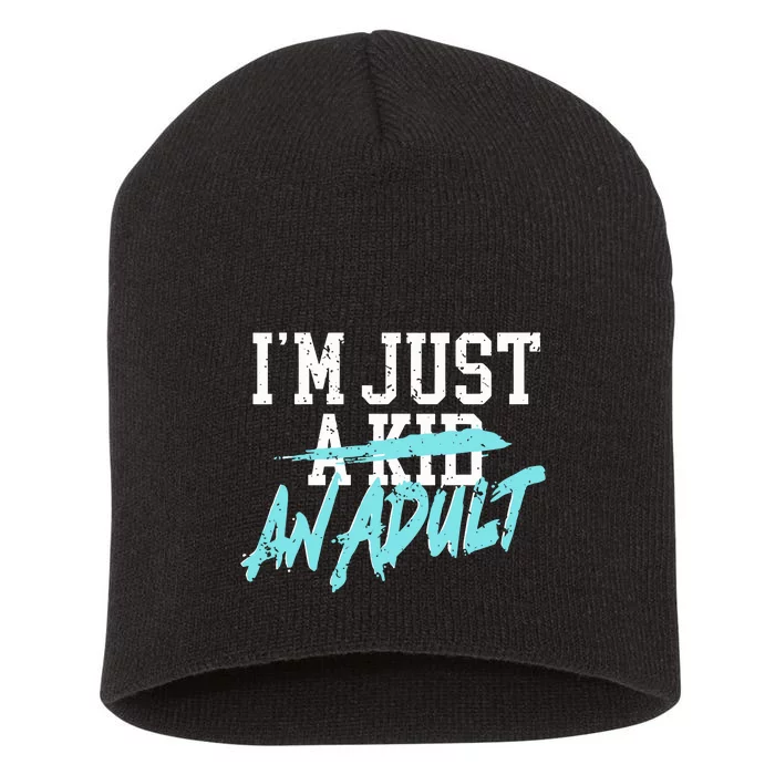 Simple Plan Im Just And Life Is A Nightmare Short Acrylic Beanie