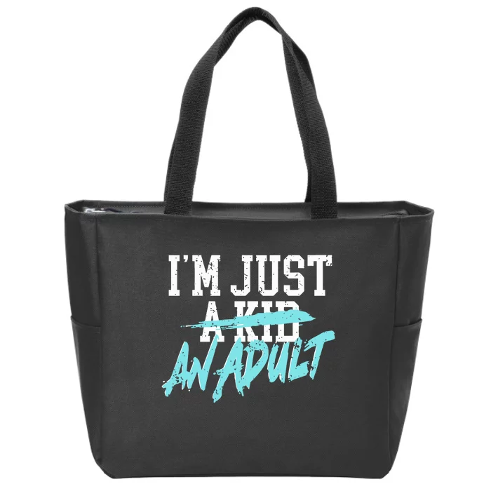 Simple Plan Im Just And Life Is A Nightmare Zip Tote Bag