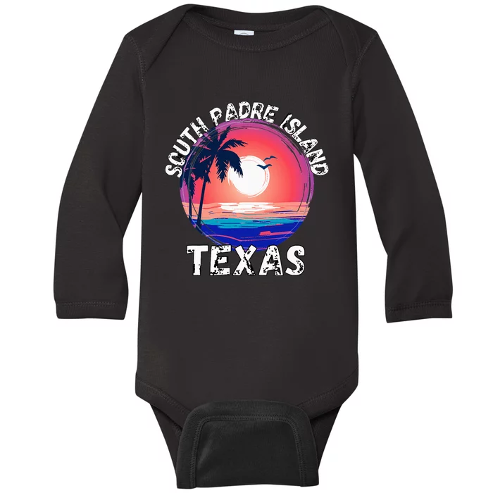 South Padre Island Souvenirs Baby Long Sleeve Bodysuit