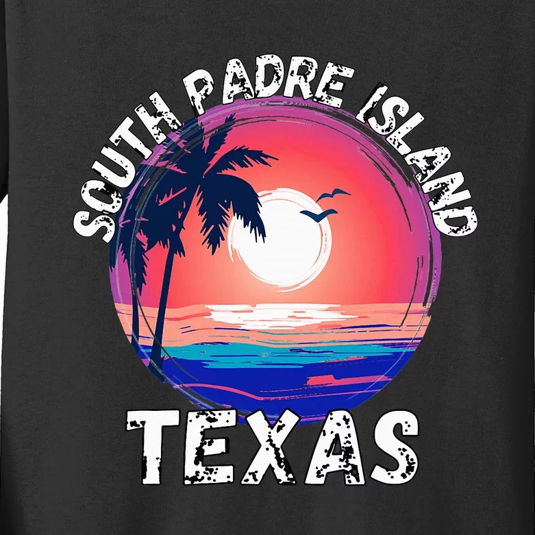 South Padre Island Souvenirs Kids Long Sleeve Shirt