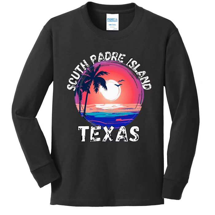 South Padre Island Souvenirs Kids Long Sleeve Shirt